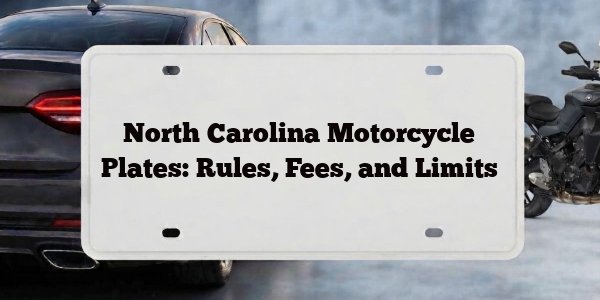 North Carolina Motorcycle Plates: Rules, Fees, and Limits