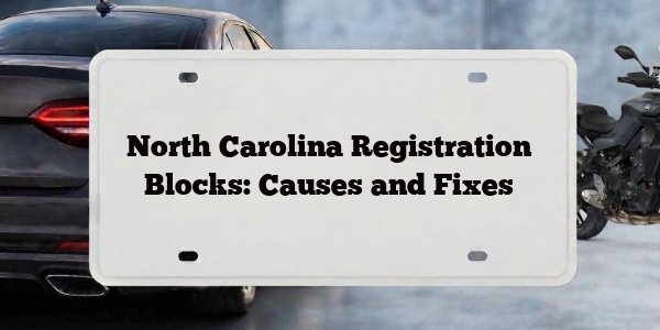 North Carolina Registration Blocks: Causes and Fixes