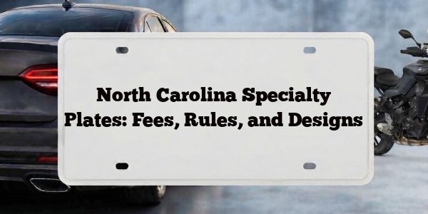 North Carolina Specialty Plates: Fees, Rules, and Designs