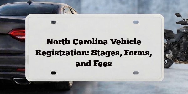 North Carolina Vehicle Registration: Stages, Forms, and Fees